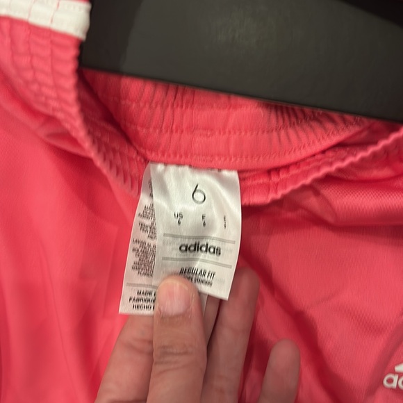 Adidas tracksuit size 6 pink - Picture 6 of 7
